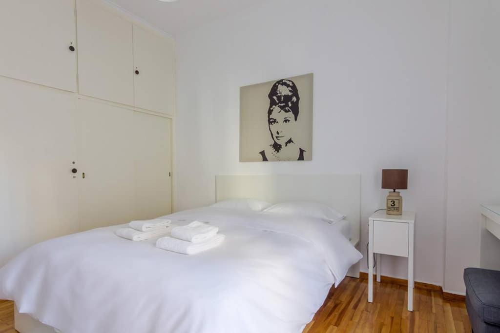Brand New Decorated Flat For 4 Ppl In Pagrati Apartman Athén Kültér fotó